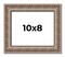 Photo Size Ornate Gold Picture Frame - UV Acrylic, Foam Board Backing, Hanging Hardware